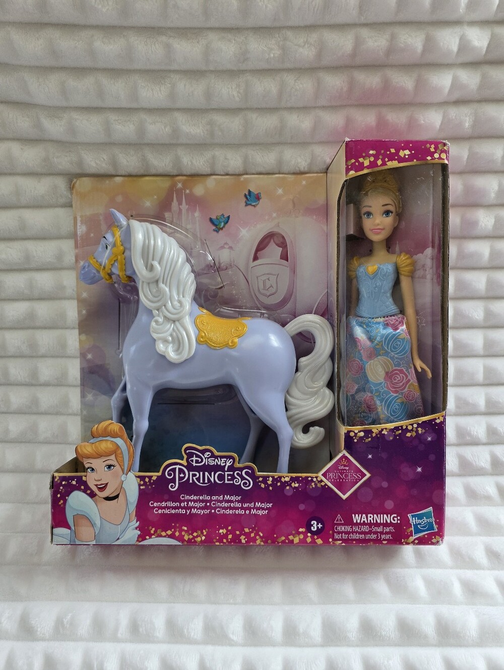 Disney Princess Cinderella and Major Doll with Horse